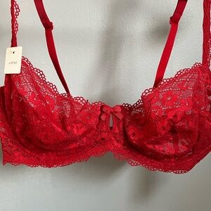 Floral Lace Balconette Bra
